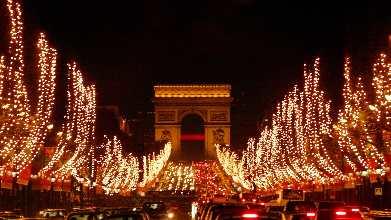 Joulu Ranskassa: Champs Elysees