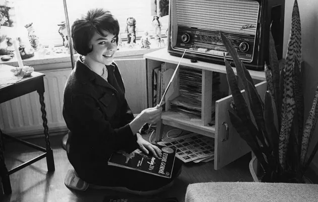 Pirkko Mannola kuunteli radiota 1960-luvulla