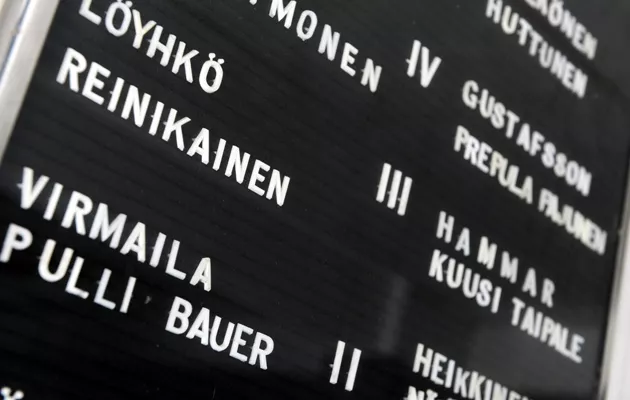 Suomen yleisimmät sukunimet eivät liene yllätys.