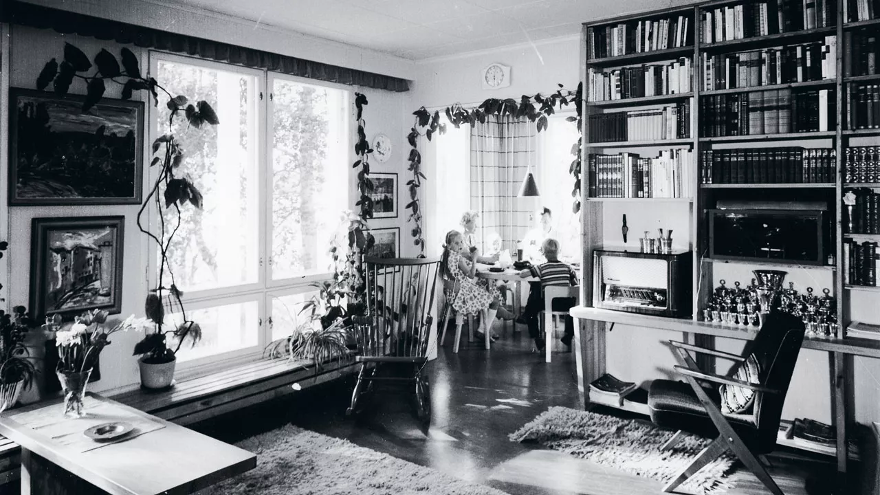 1950-luvun olohuone