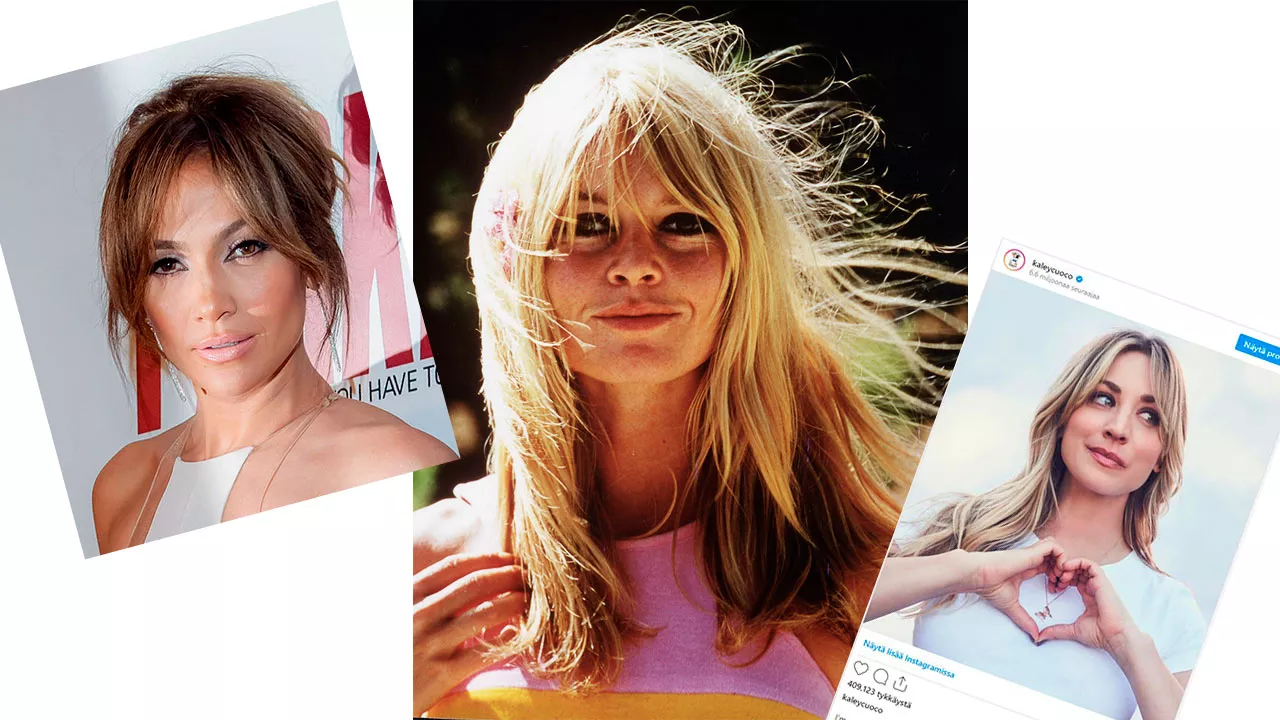 Brigitte Bardot ja verho-otsis eli verho-otsatukka