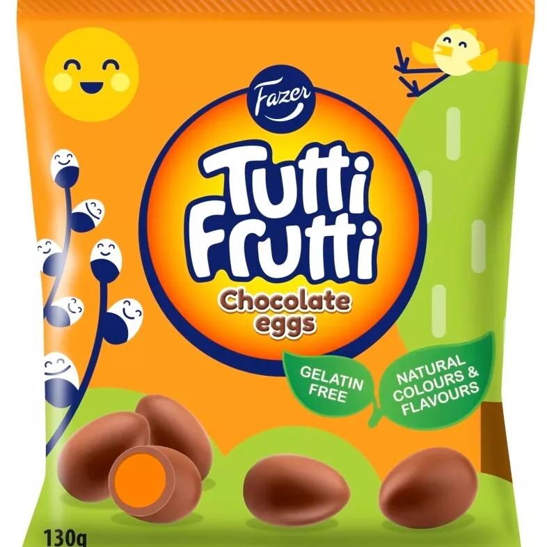 Tutti Frutti Chocolate eggs