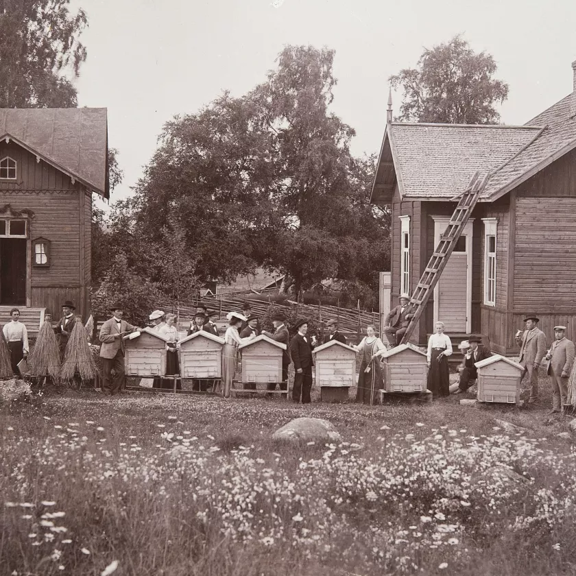 Pastori Alfred Mäkisen perustama mehiläistenhoitokoulu toimi Asikkalassa ja Somerniemellä 1900-luvun alussa. 