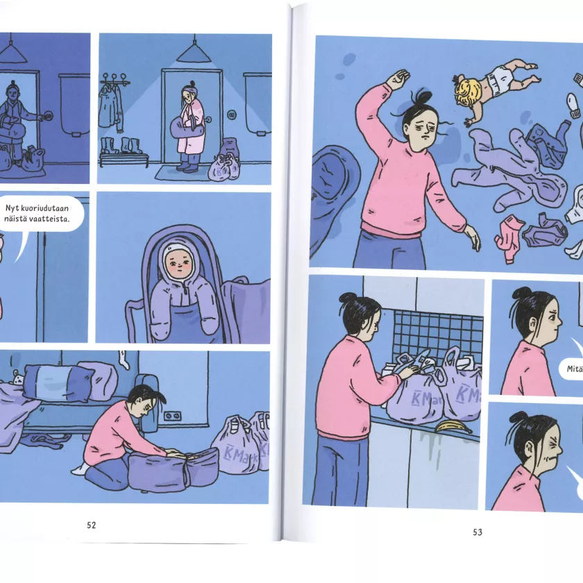 Anna Härmälä koosti kokemuksiaan äitiydestä Sinkkumutsi-sarjakuvakirjaksi. ”Tein kirjan, jonka itse olisin tarvinnut rankimpina aikoina.”