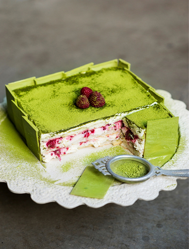 EVAN vihreä MATCHA-TIRAMISU kakku