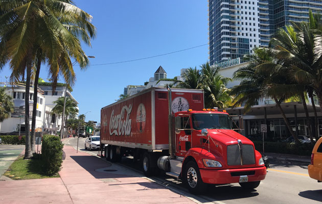 CocaCola-rekka Miamissa