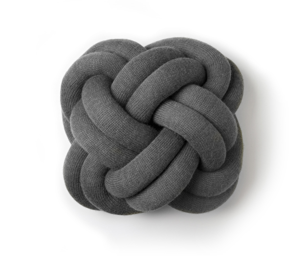 Knot cushion grey iso tyyny harmaa