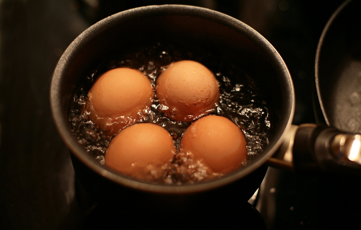 kananmunan keittäminen, miten täydellinen kananmuna keitetään, kuinka kauan kananmunia kuuluu keittää