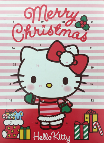 Hello Kitty -joulukalenteri 2018