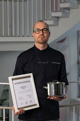 Sami Kinnunen on keittiömestari.