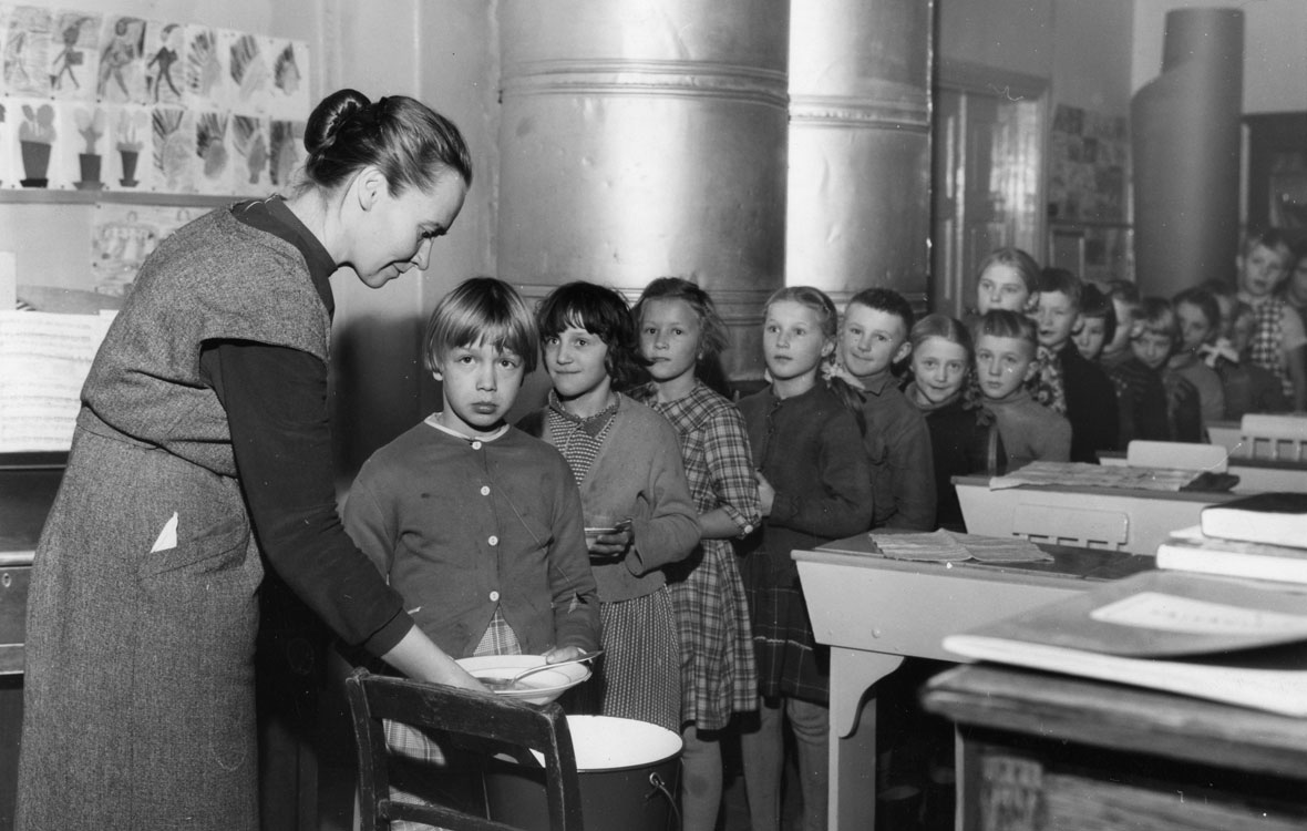 Kouluruoka 1960-luvulla