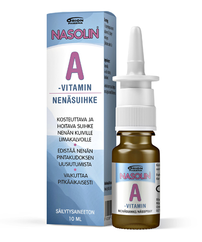 Nenäsuihke Nasolin A-vitamin
