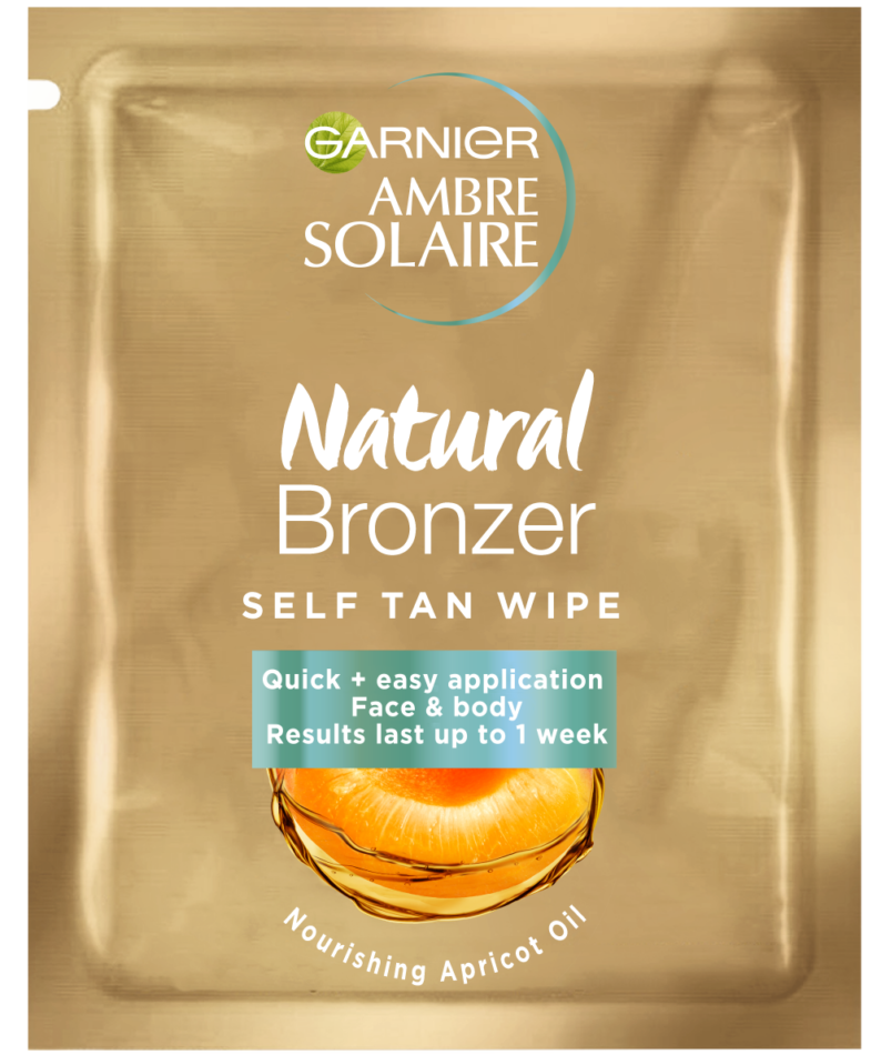 Garnier Ambre Solaire Natural Bronzer self tan wipe