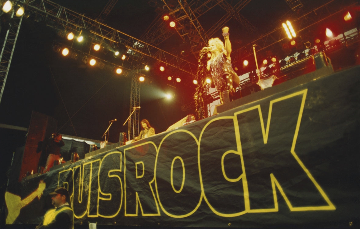 Hanoi Rocks esiintyi 1980-luvulla Ruisrockissa.