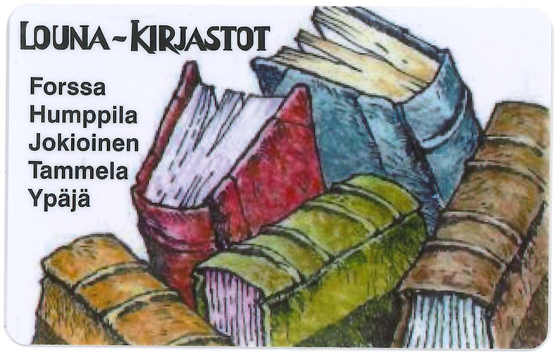 Suomen kaunein kirjastokortti, Louna-kirjastojen kirjastokortti
