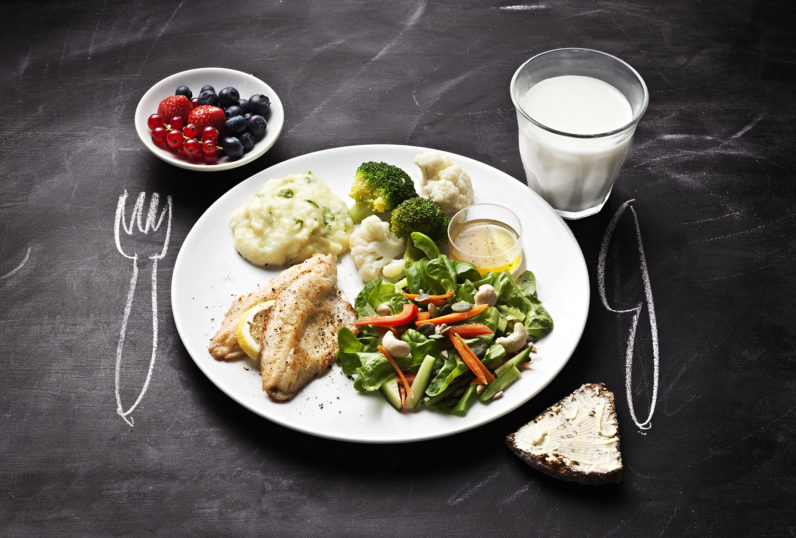 Tutun lautasmallin mukaan puolet lautasesta täytetään kasviksilla, neljännes proteiinilla ja neljännea hiilihydraattien lähteellä. Iän lisääntyessä lautanen kannattaa jakaa kolmanneksiin.