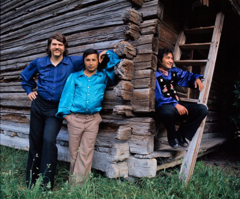 Hortto Kaalo vuonna 1975: Taisto Lundberg, Marko Putkonen ja Feija Åkerlund