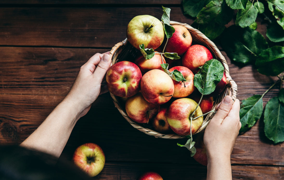 Kotimainen omena maistuu raikkaalle ja tekee hyvää terveydelle.