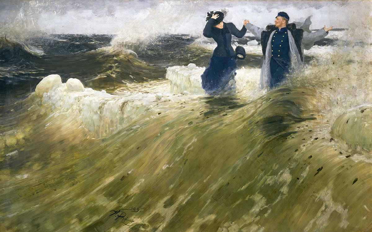 Mikä vapaus (1903) on Ilja Repinin yksi tunnetuimmista luontoaiheisista teoksista. 