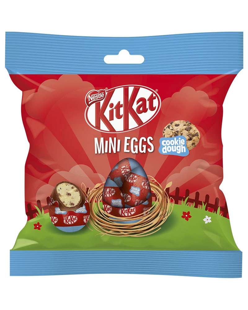 Nestle KitKat Cookie Dough Mini Eggs -pussi