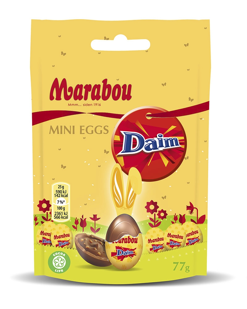 Marabou Daim Mini Eggs -pussi