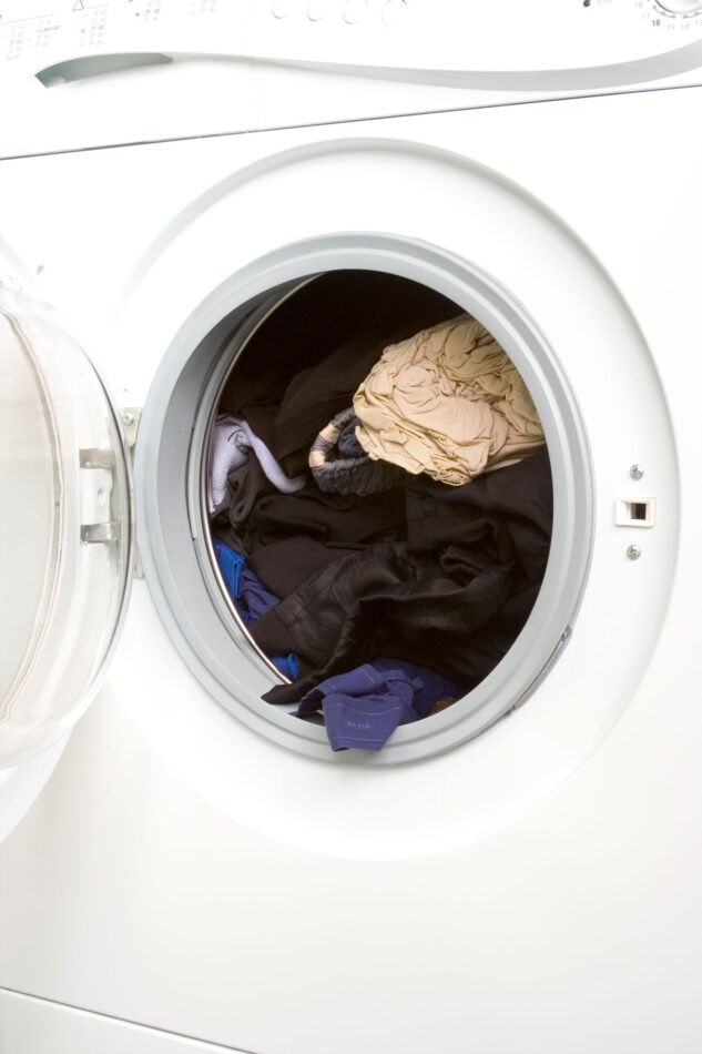 Norovirus ja siivous: pyykit.