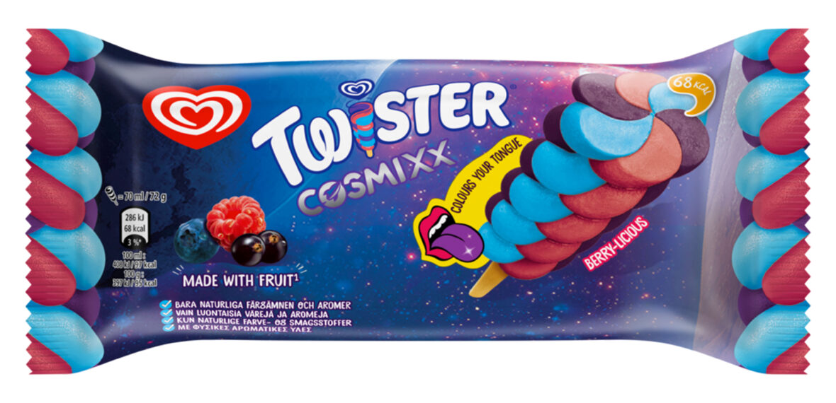 Twister cosmixx -mehujääpuikko.